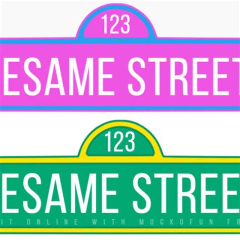 Sesame Street Pole Sign Free Printable