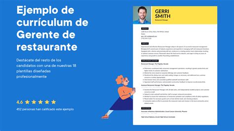 Ejemplo De Currículum De Gerente De Restaurante Guía Y Consejos 2024