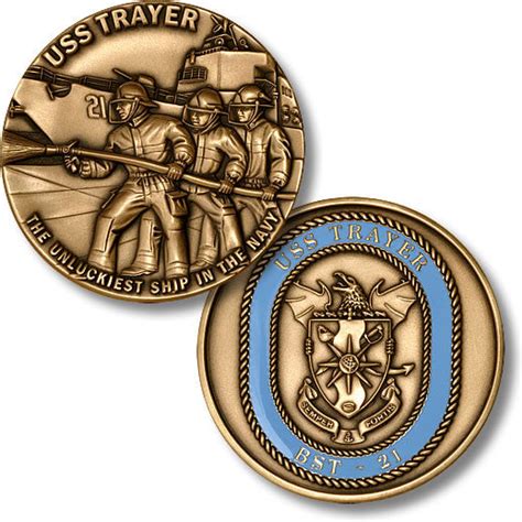 Uss Trayer Bst 21 Timeless Military Coins Llc