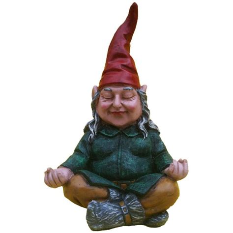 Meditating Gnome Zen Zelda Gnomes Female Gnome Gnome Garden
