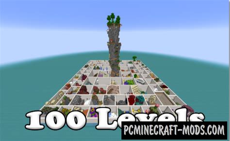 100 Levels Parkour Map For Minecraft 1192 1182 Pc Java Mods