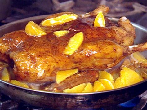 Roasted Duck With Orange Ginger Glaze Recipe Food Network