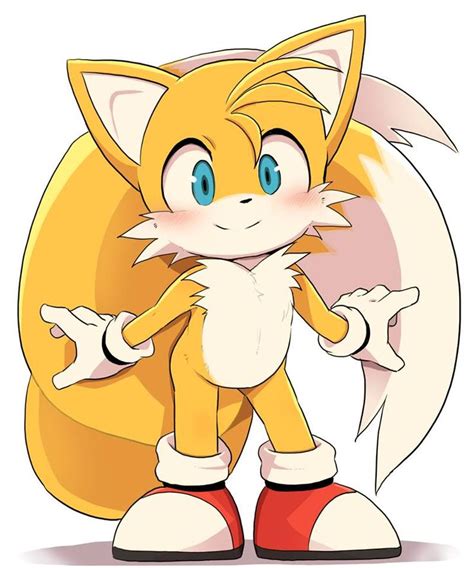 A Cute Tails Miles Tails Prower Sonic Tails Sonic The Hedgehog