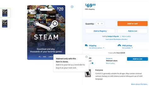 Maybe you would like to learn more about one of these? Walmart selling $20 steam card for cheap!! : Steam