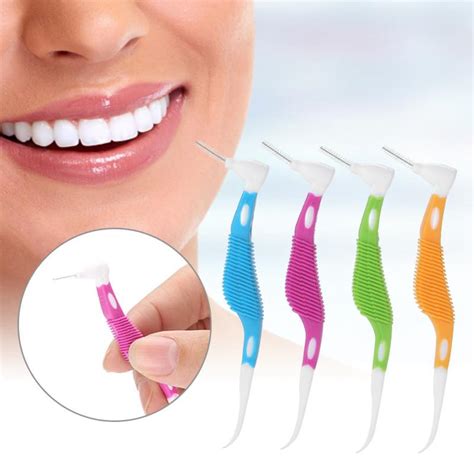 Satın Alın 8pcsset Colours Disposable Toothpicks Soft Interdental