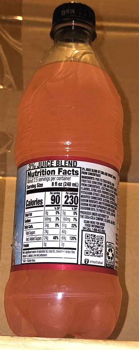 Minute Maid Cherry Limeade Juice Drink1 Or 2 Bottles With Free Ship