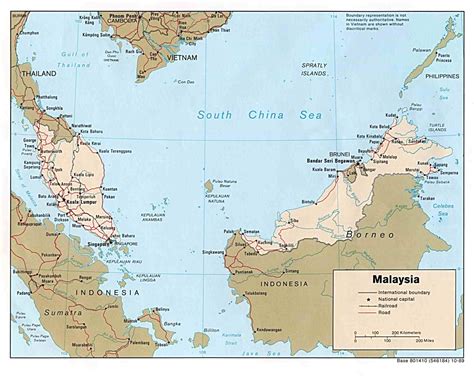 Malasia Mapas GeogrÁficos De Malasia