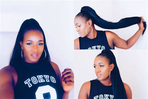 At surprise everyone loved this look so i'v decided to record a video. How To| Ponytail Using Kanekalon Hair - YouTube