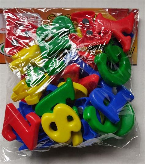 Plastic Alphabet And Numbers Magnetic And Non Magnetic 36 At Rs 60piece