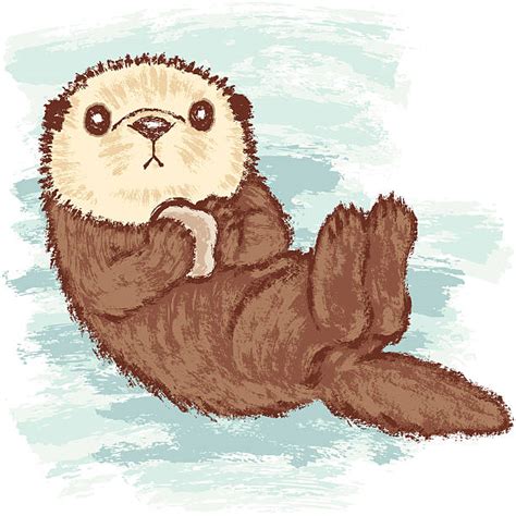 Best Otter Illustrations Royalty Free Vector Graphics