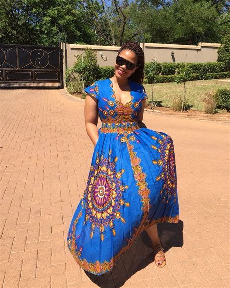 African Print Dress By Khosi Nkosi Xhosa Attire African Dress
