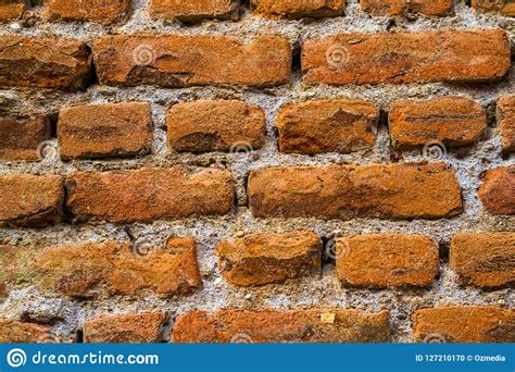 Old Dirty Red Brick Wall As Texture And Background Stock Photo Image