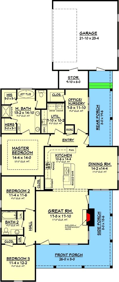 Cozy 3 Bedroom Cottage House Plan 11755hz Architectural Designs