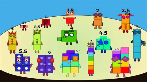 Numberblocks Band But Even More Halves Youtube