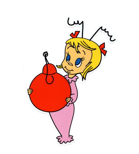Cindy Lou Who Sticker 5 Tall X 35 Wide Outdoor Durable Decal Christmas Ebay