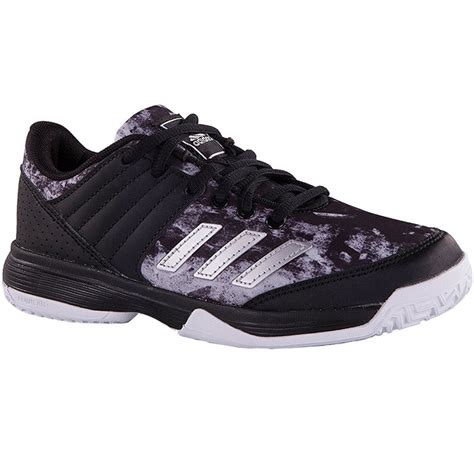 Adidas Ligra 5 K Junior Tennis Shoe Blackwhite