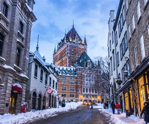 Canada City In Winter