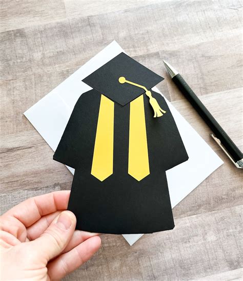Graduation Gift Card Holder Cap And Gown Graduation Card Congratulations Grad Card Gift Card