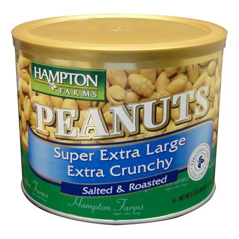 Hampton Farms Super Extra Large Extra Crunchy Salted Roasted Peanuts