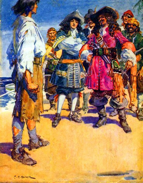 Buccaneers With A Captive Sailor Pirate Images Pirate Art Military