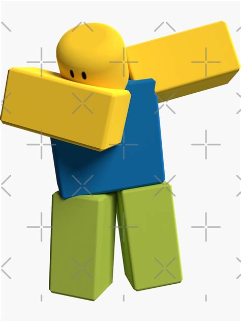 Roblox Dabbing Dancing Dab Gaming Noob T For Gamers Sticker By