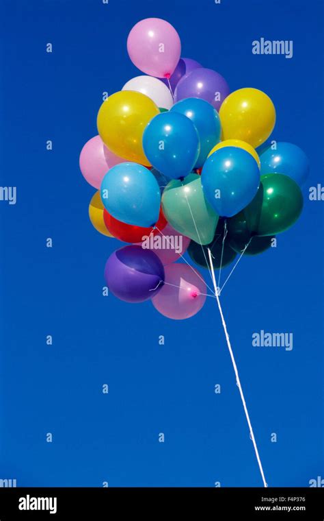 A Bunch Of Balloons Stock Photo Alamy