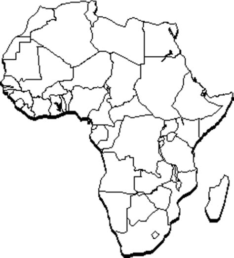 Africa map and satellite image. Elegant Map Of Africa Black And White Clipart - wallpaper craft
