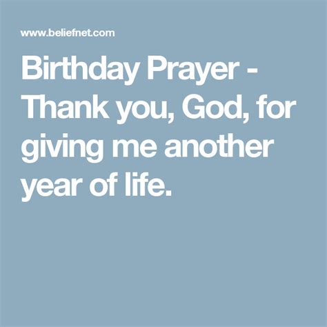 Prayer Thank You God For Another Year Of Life Dreams Of Women