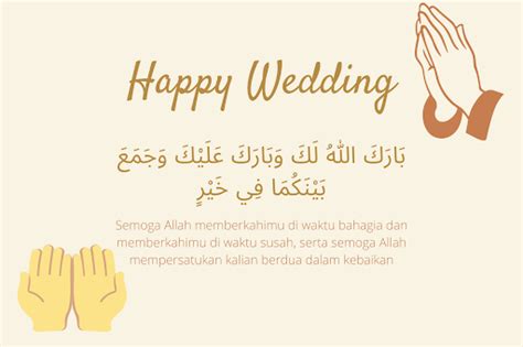 20 Ucapan Pernikahan Islami Singkat Dan Penuh Doa • Sopasticom