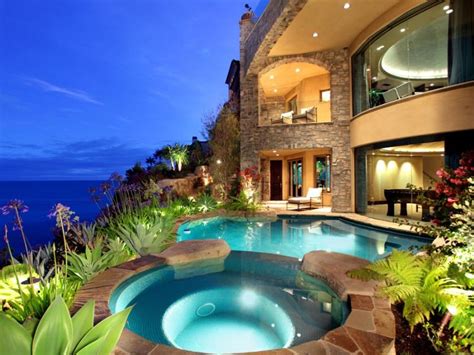 20 Stunning Beautiful Mansions With Pools Jhmrad