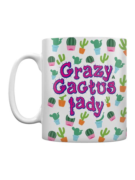 crazy cactus lady succulent addiction mug