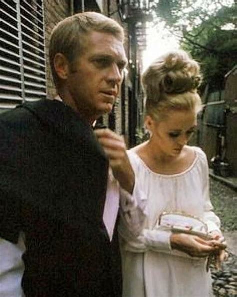 Steve McQueen On Instagram Steve Mcqueen And Faye Dunaway Back Set Of The Thomas Crown Affair
