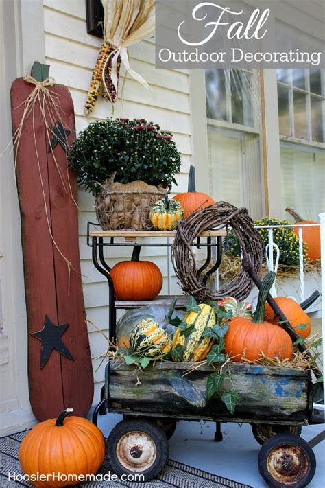 Fall Outdoor Decorating Hoosier Homemade