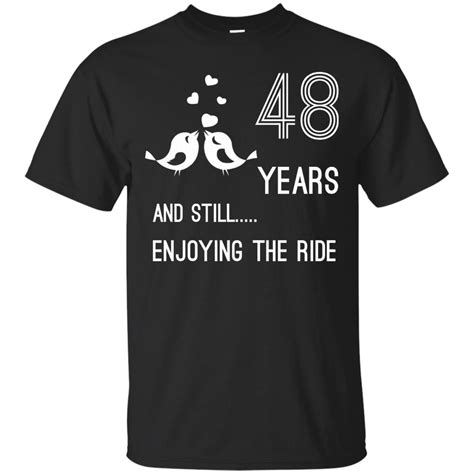 48th Anniversary For Couples Still Enjoying The Ride T Shirt