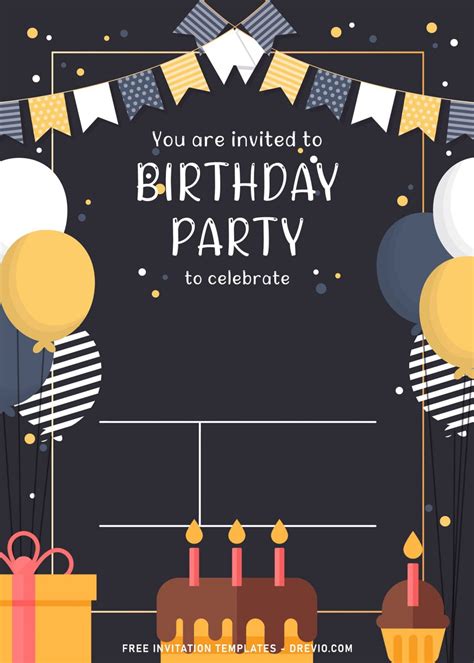 7 Cute And Fun Birthday Invitation Templates For Any Ages Download