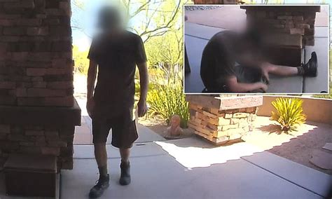 Shocking Security Camera Footage Shows Ups Driver In Arizona Collapse