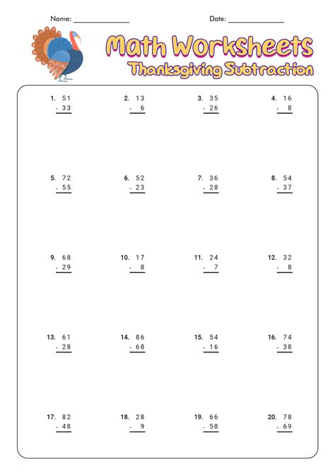 12 Best Images Of First Grade Subtraction Math Worksheets Printable