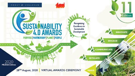 Frost And Sullivan And Teris Sustainability 40 Awards 2020