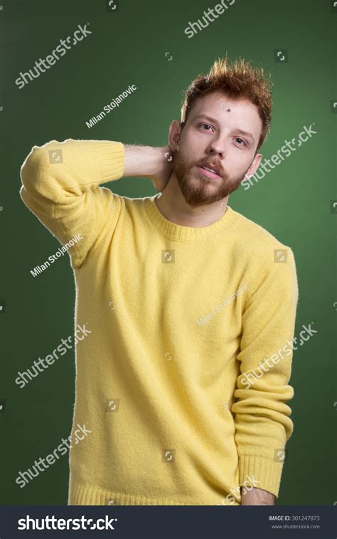 Red Hair Male Model Portrait Chroma Stock Photo Edit Now 301247873
