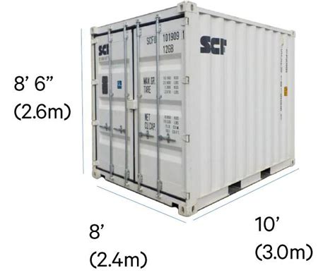 Sea Container External Dimensions