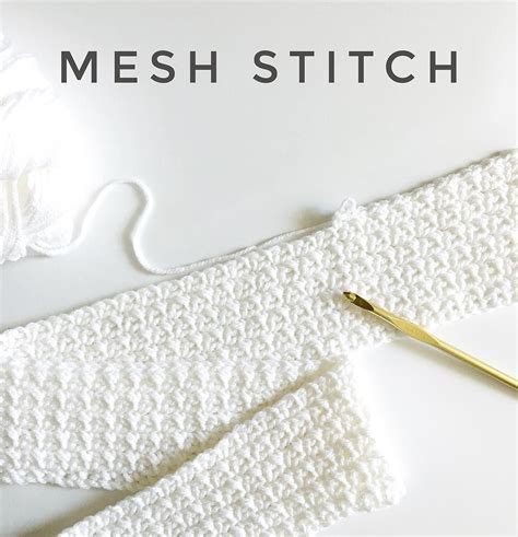 How To Crochet The Mesh Stitch Daisy Farm Crafts Instagram Knitting