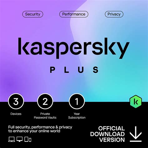 Kaspersky Plus Internet Security 2023 3 Devices 1 Year Anti