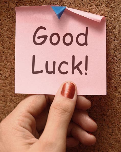 Good Luck Message Shows Best Wishes Royalty Free Stock Image Storyblocks