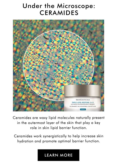 Skinceuticals Under The Microscope Ceramides Milled