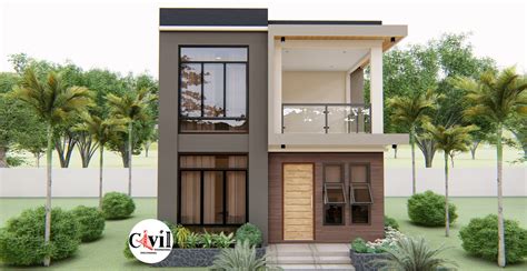 Two Storey House Design With Floor Plan With Elevation Pdf In