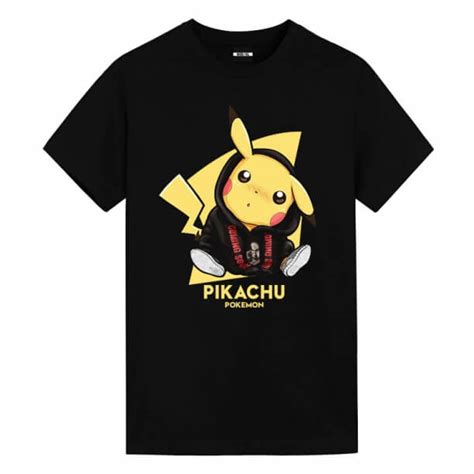 Pokemon Hooded Pikachu T Shirts Wishiny