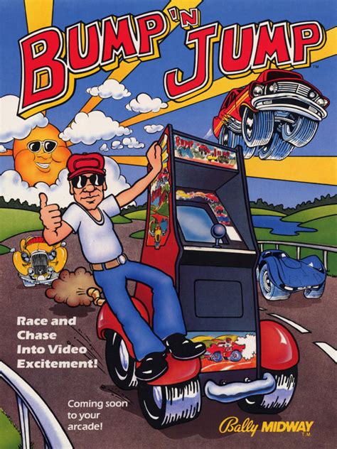Bump N Jump 1982 History Of Arcade Racing Part 8