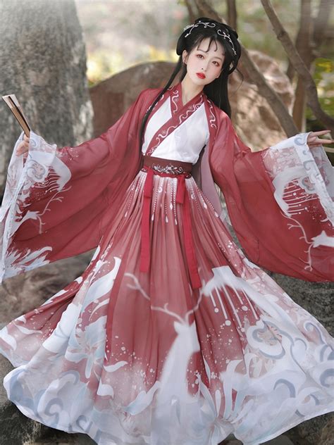 Pcs Set Hanfu Women Chinese Traditional Stage Dance Dress Female