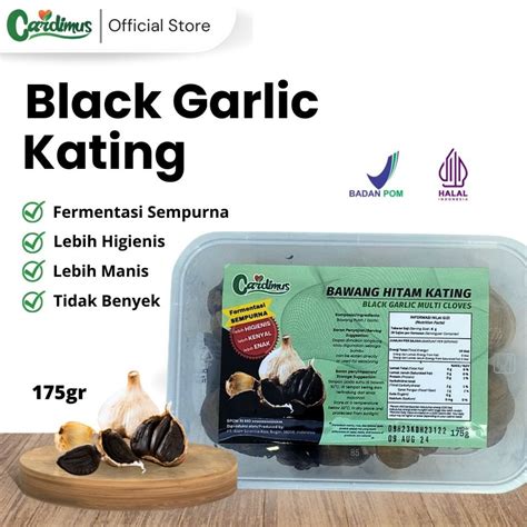 Jual Bawang Hitam Black Garlic Kating Belum Dikupas 175 Gram