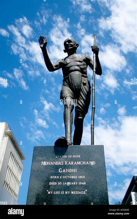 Statue Of Gandhi South Africa Hi Res Stock Photography And Images Alamy